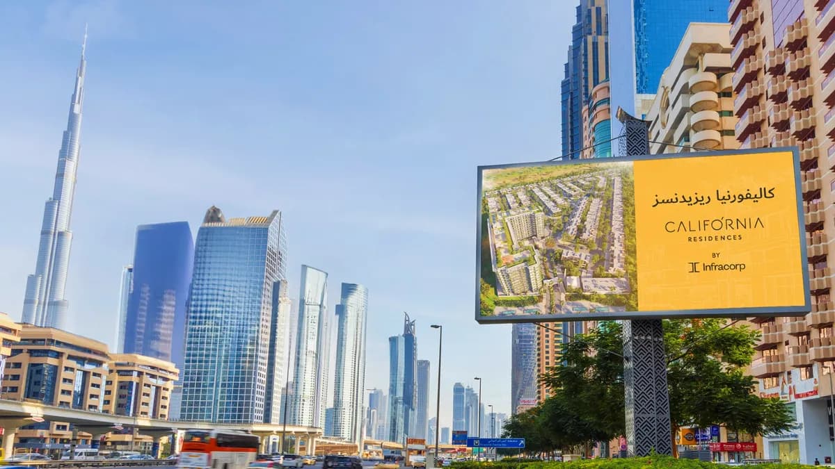 California Residences Commands Attention with Premium Outdoor Advertising Across Dubai