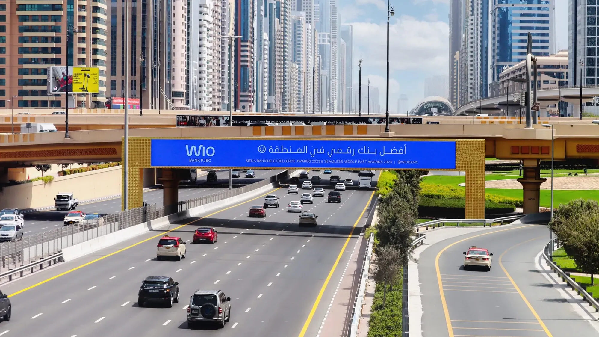 Illuminated Bridge Banners